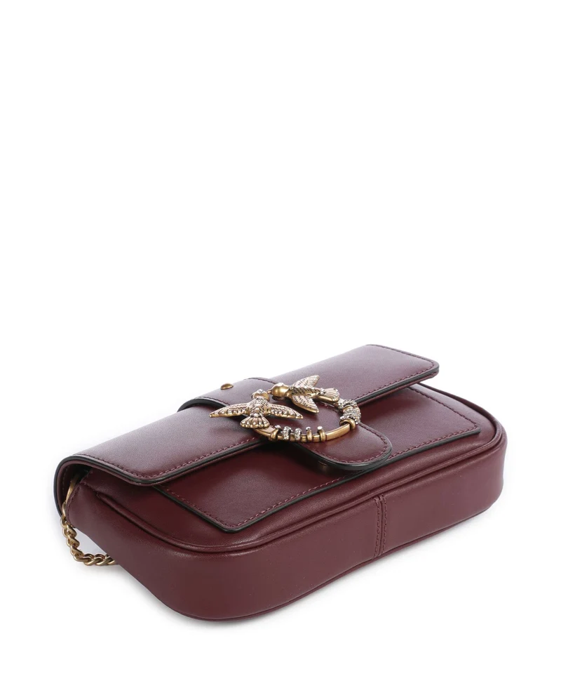 Pinko Love One Pocket New Buckle Bandolera ribes intenso/antique gold