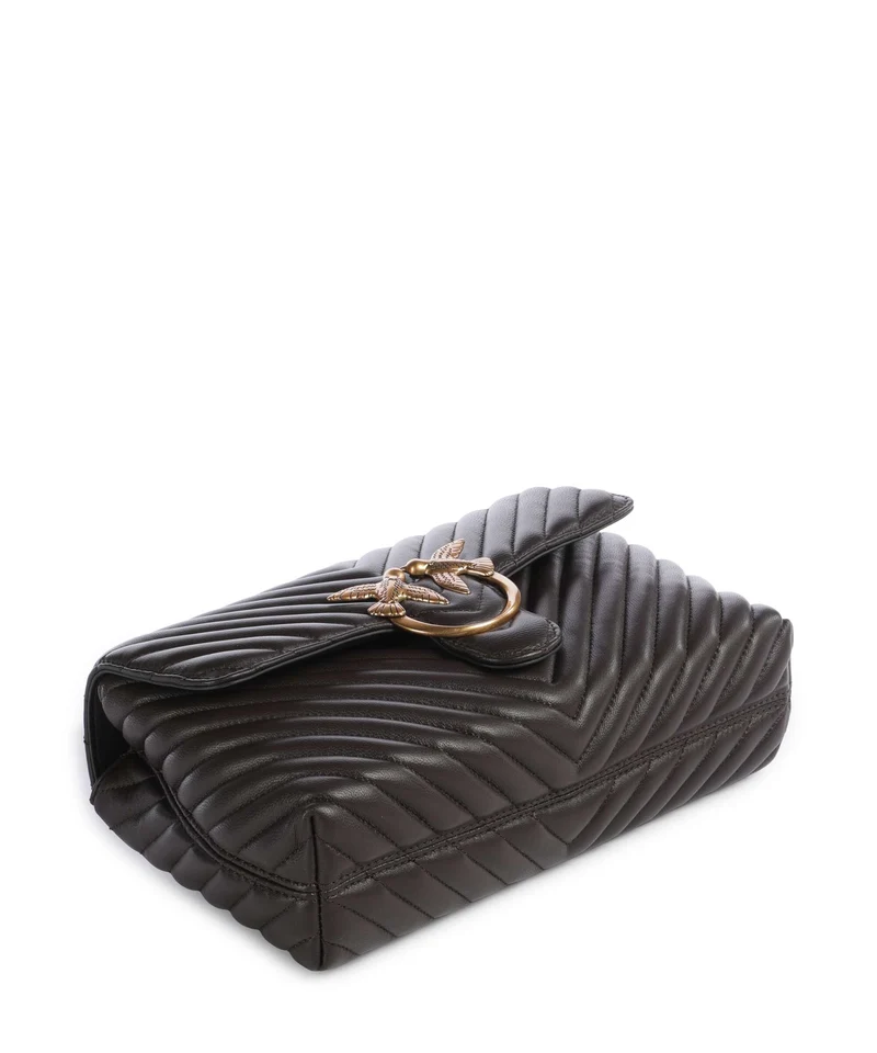 Pinko Love Lady Puff Classic Bolso de mano marrone marasca/antique gold