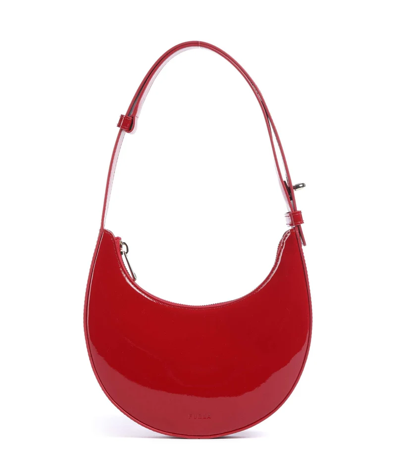 Furla Delizia Mini Bolso de hombro rosso
