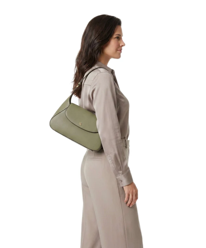 Lauren Ralph Lauren Schylar Medium Bolso de hombro sage green