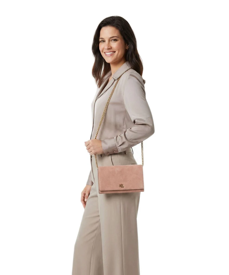 Lauren Ralph Lauren Adair II Large Monedero pink sienna