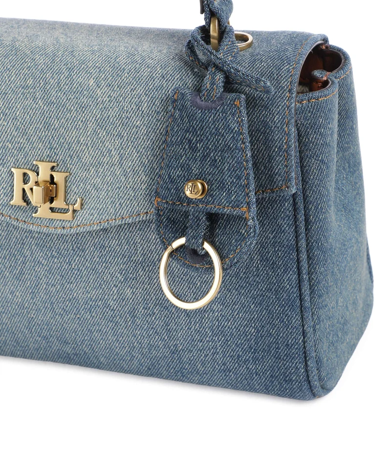 Lauren Ralph Lauren Farrah Small Bolso de mano oxford blue/lauren tan