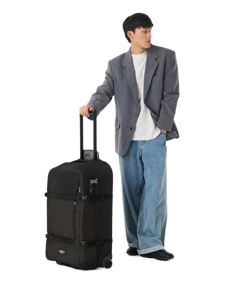 Eastpak Transit'R Pro M Bolso de viaje con ruedas black/pro coated