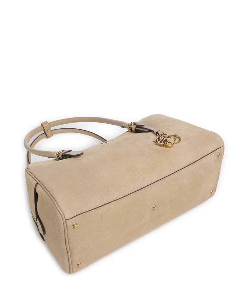Lauren Ralph Lauren Marcy Large Bolso de hombro tan