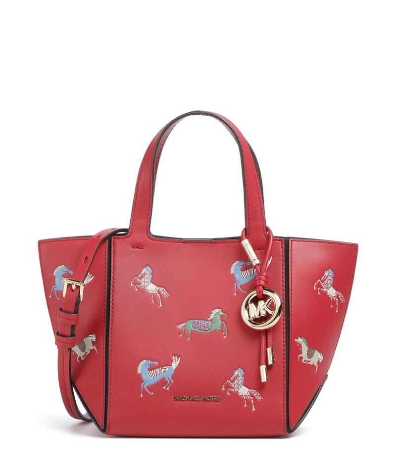 Michael Kors Jordi Small Bolso de mano crimson