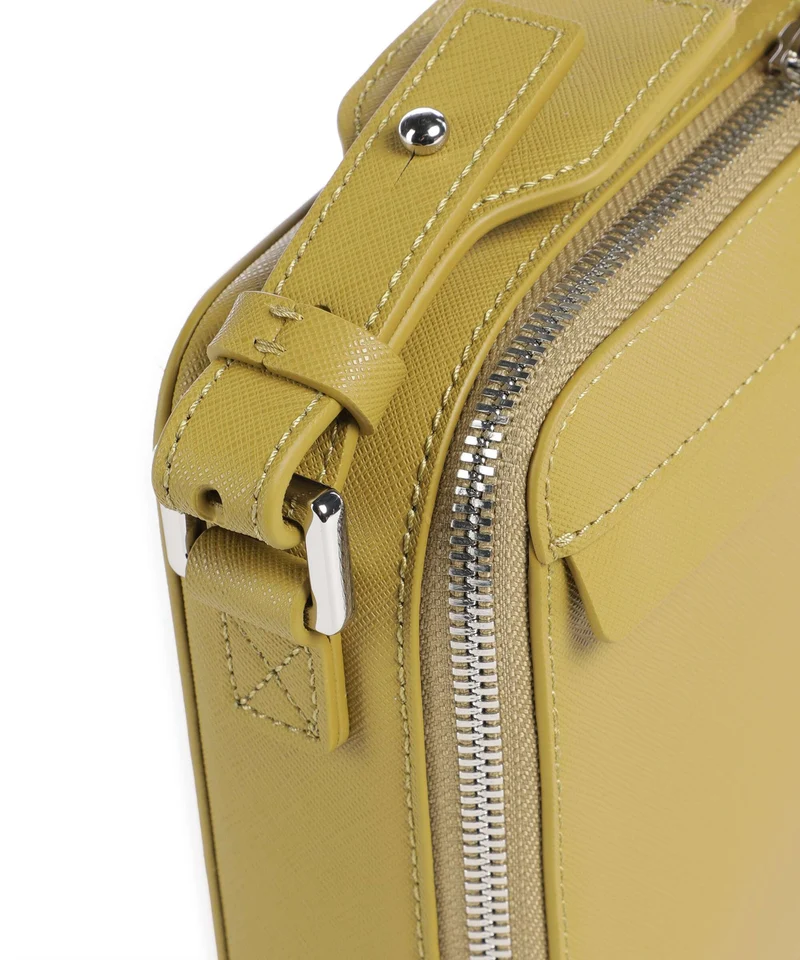 Emporio Armani Business Regenerated Bandolera ecru olive