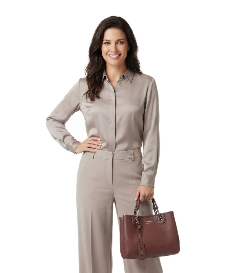 Emporio Armani My EA S Bolso de mano gianduia/navy