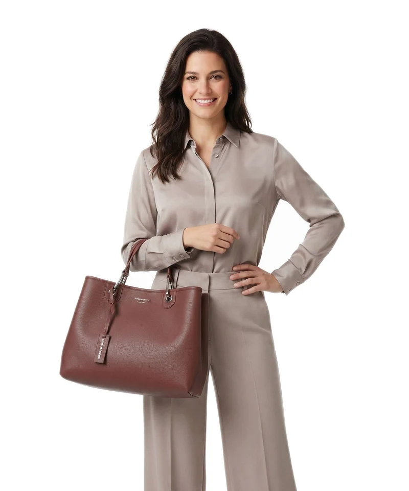 Emporio Armani My EA M Bolso de mano gianduia/navy