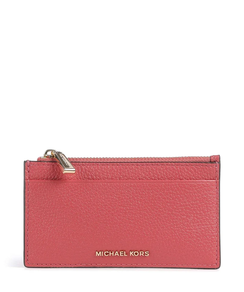 Michael Kors Jet Set Tarjetero light berry sorbet