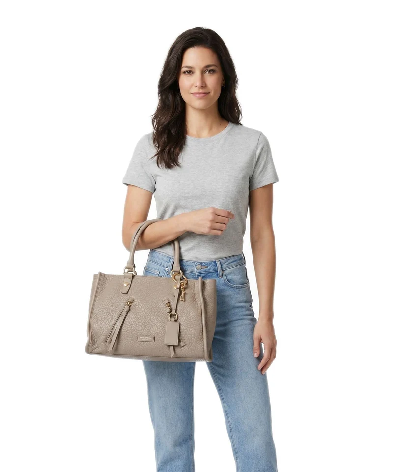 Marc O'Polo Phili M Bolso de mano earthy taupe