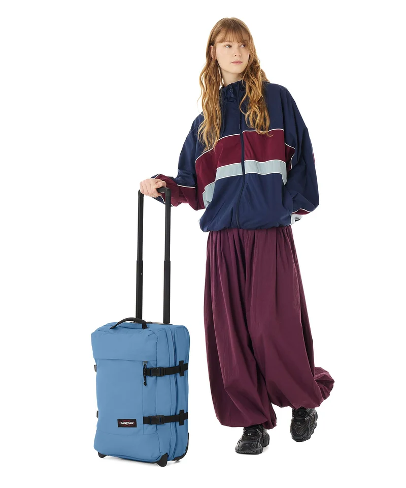 Eastpak Tranverz S Bolso de viaje con ruedas aviator blue
