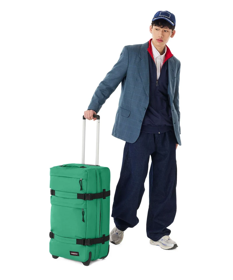 Eastpak Transit'R Plus Core M Bolso de viaje con ruedas shamrock green