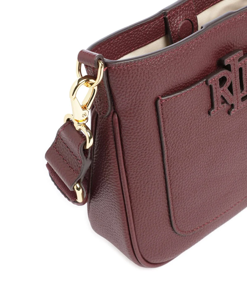 Lauren Ralph Lauren Cameryn Small Bandolera dark garnet
