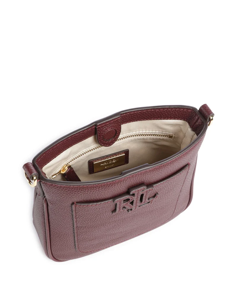 Lauren Ralph Lauren Cameryn Small Bandolera dark garnet