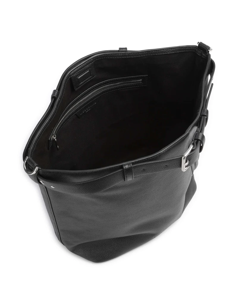 Liebeskind Zita Small Pebble L Bucket bolso de mano black