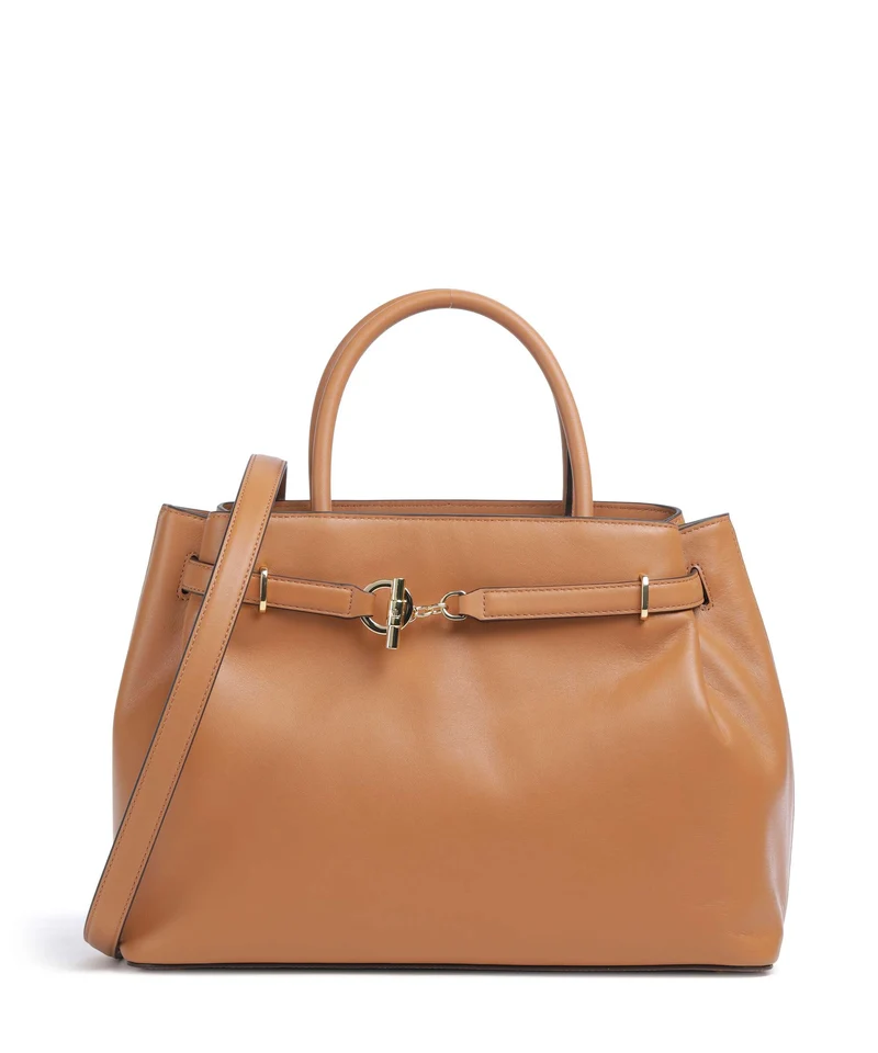 Lauren Ralph Lauren Blaike Large Bolso de mano classic caramel