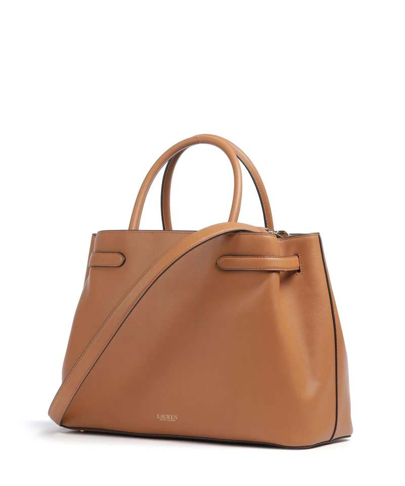 Lauren Ralph Lauren Blaike Large Bolso de mano classic caramel