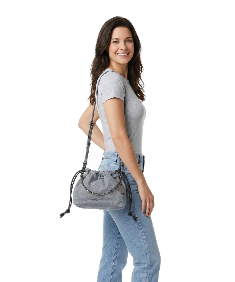 Liebeskind Lya II Denim S Bucket bolso de mano blue denim