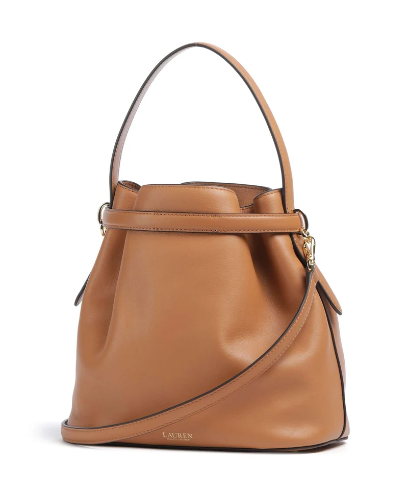 Lauren Ralph Lauren Blaike Medium Bucket bolso de mano classic caramel