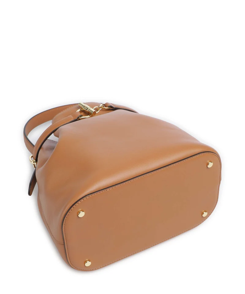 Lauren Ralph Lauren Blaike Medium Bucket bolso de mano classic caramel