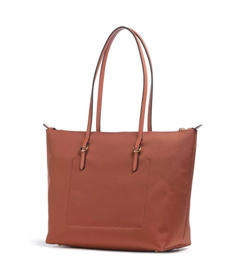 Lauren Ralph Lauren Keaton 26 Bolsa shopping red terracotta