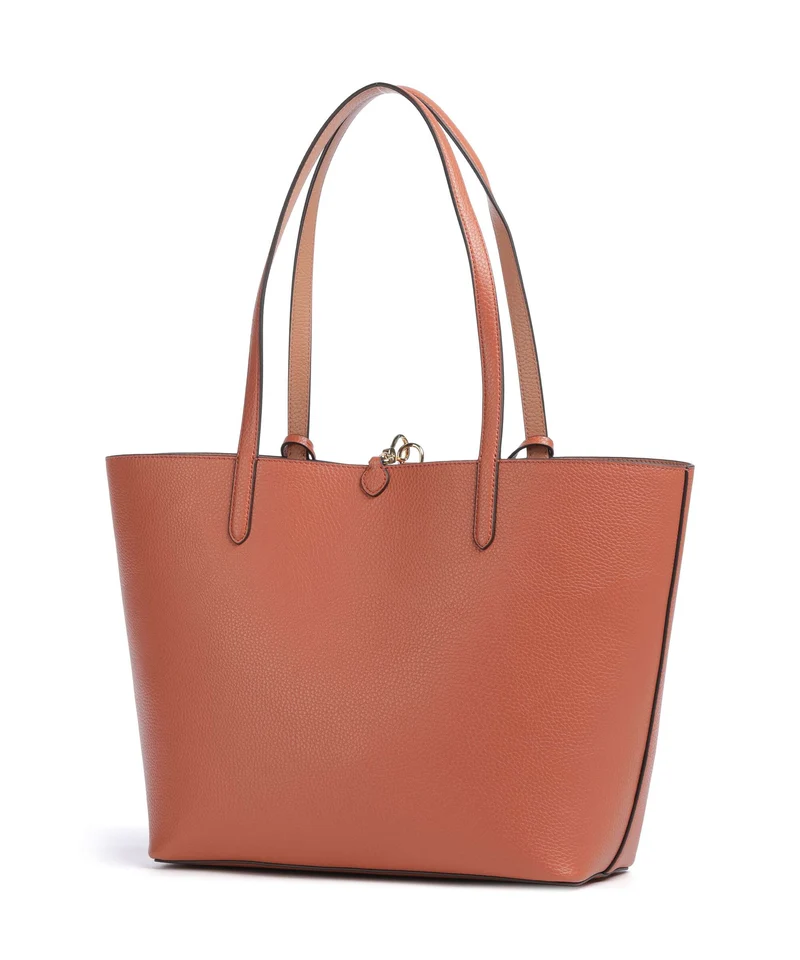 Lauren Ralph Lauren Medium Bolsa shopping red terracotta/pink sienna