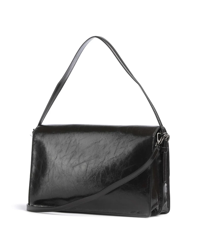 Liebeskind Audrey Recycled Lack Distressed M Bolso de hombro deep soil
