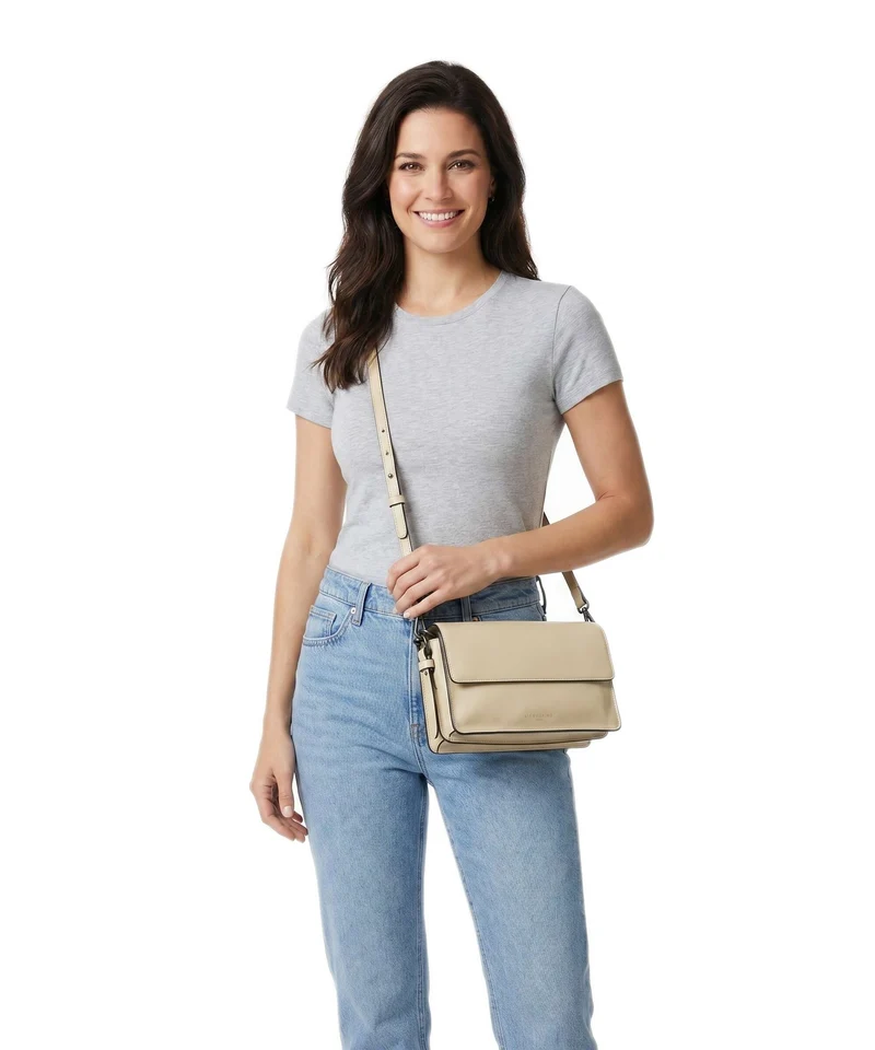 Liebeskind Audrey Recycled Soft Calf S Bolso de hombro biscotti