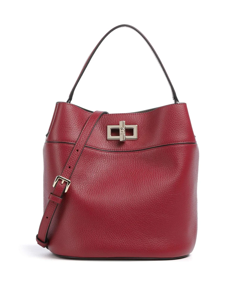 Furla Amelia M Bucket bolso de mano ciliegia
