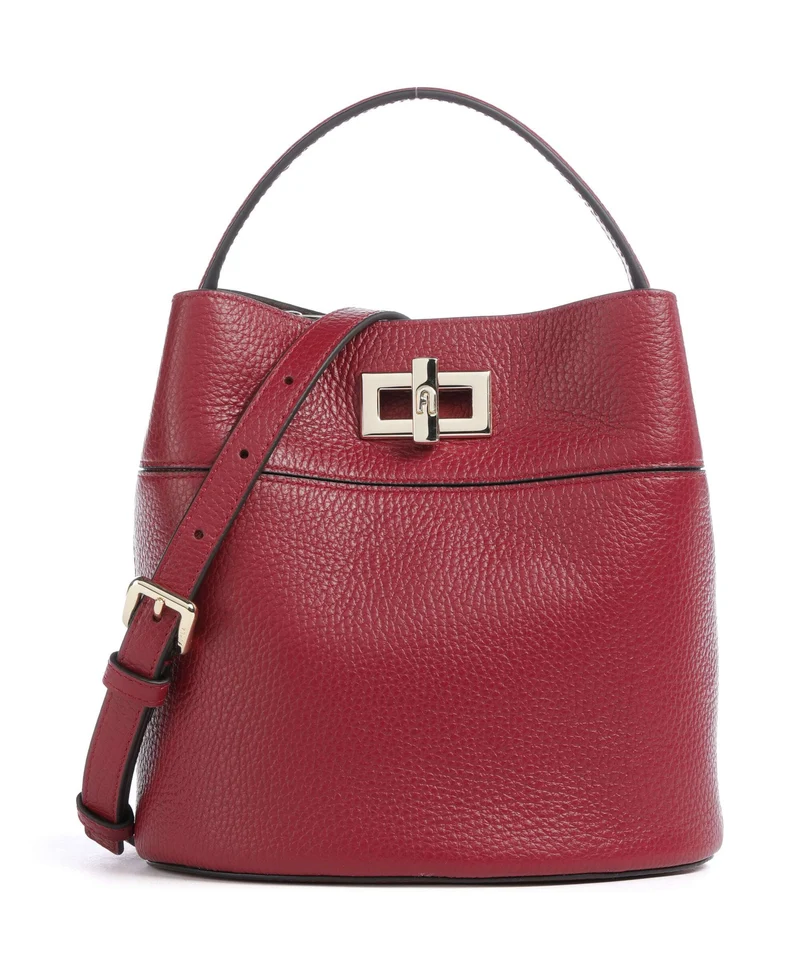 Furla Amelia Mini Bucket bolso de mano ciliegia