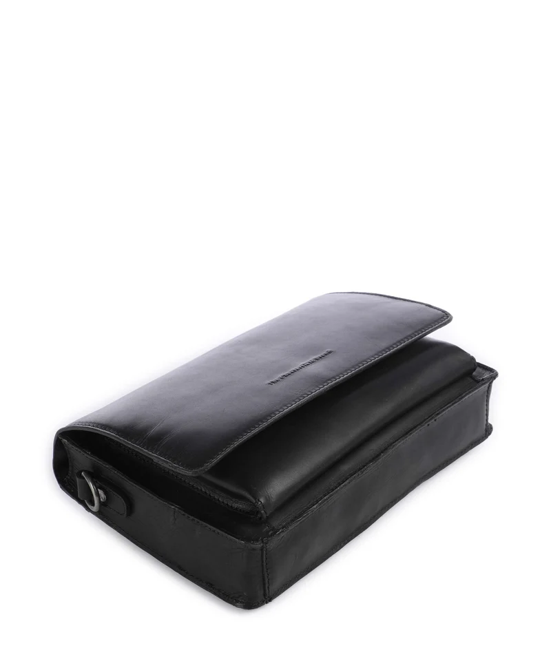 The Chesterfield Brand Wax Pull Up Cow Aviles Bolso de hombro black