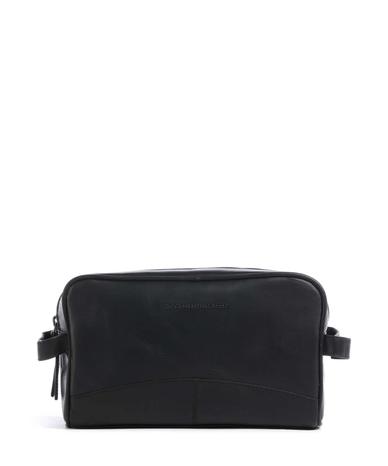 The Chesterfield Brand Wax Pull Up Cow Stacey Neceser black