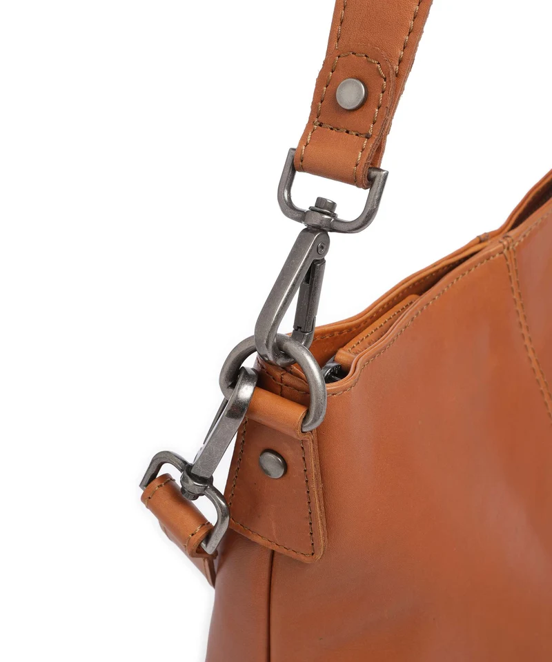 The Chesterfield Brand Wax Pull Up Cow Jen Bolso de hobo cognac