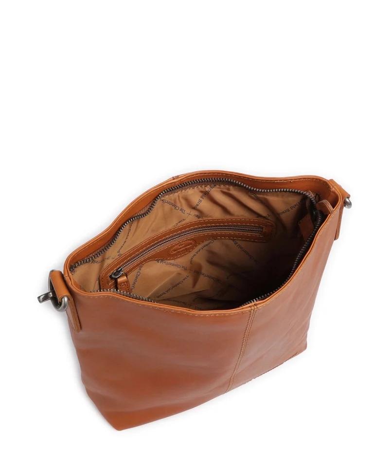 The Chesterfield Brand Wax Pull Up Cow Jen Bolso de hobo cognac