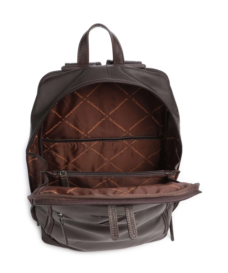 The Chesterfield Brand Wax Pull Up Cow Detroit Mochila brown