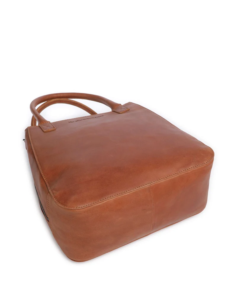 The Chesterfield Brand Wax Pull Up Cow Solvin Bolso de mano cognac