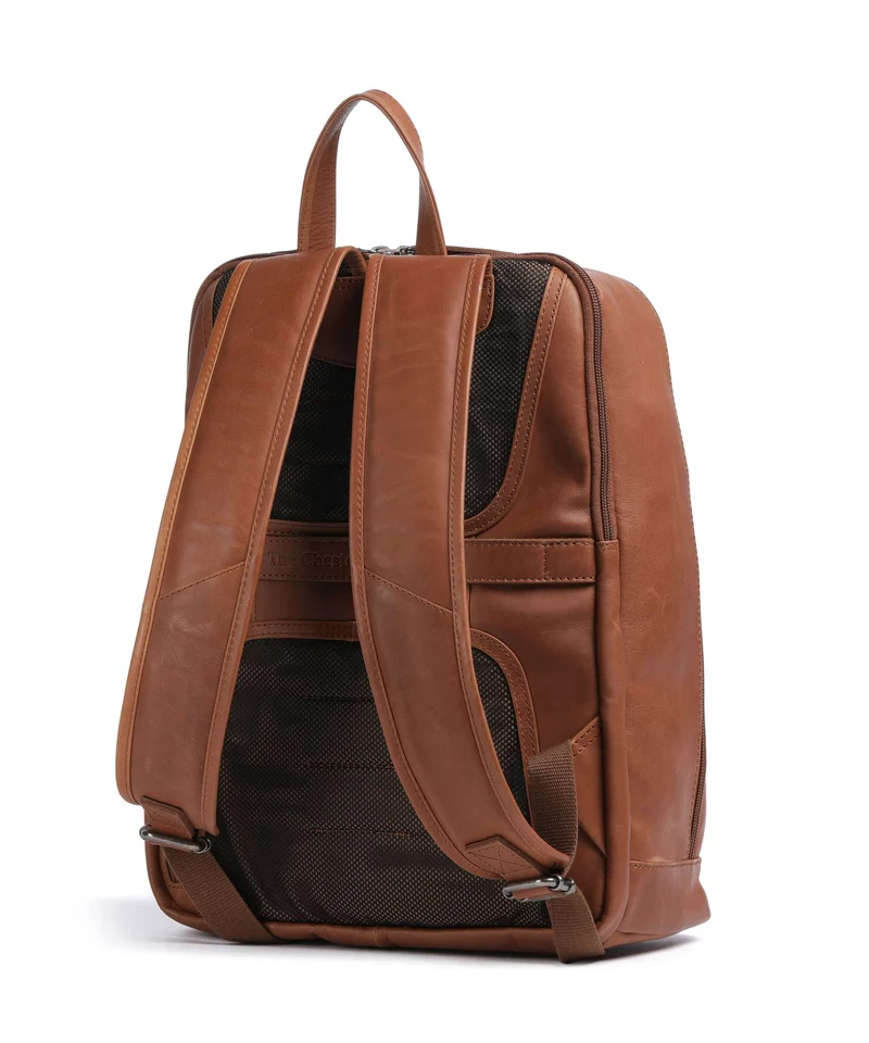 The Chesterfield Brand Wax Pull Up Cow Detroit Mochila cognac