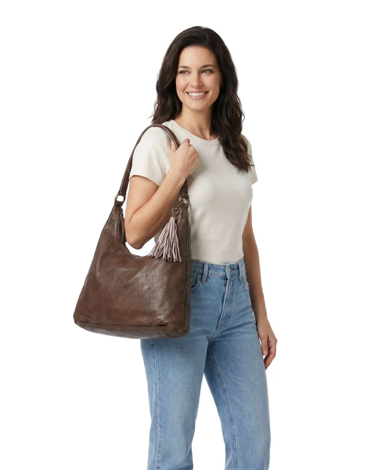 Taschendieb Wien Löwengasse 5xx Bolso de hobo nougat
