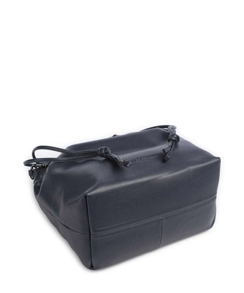 Liebeskind Lya II Small Pebble M Bucket bolso de mano peacoat