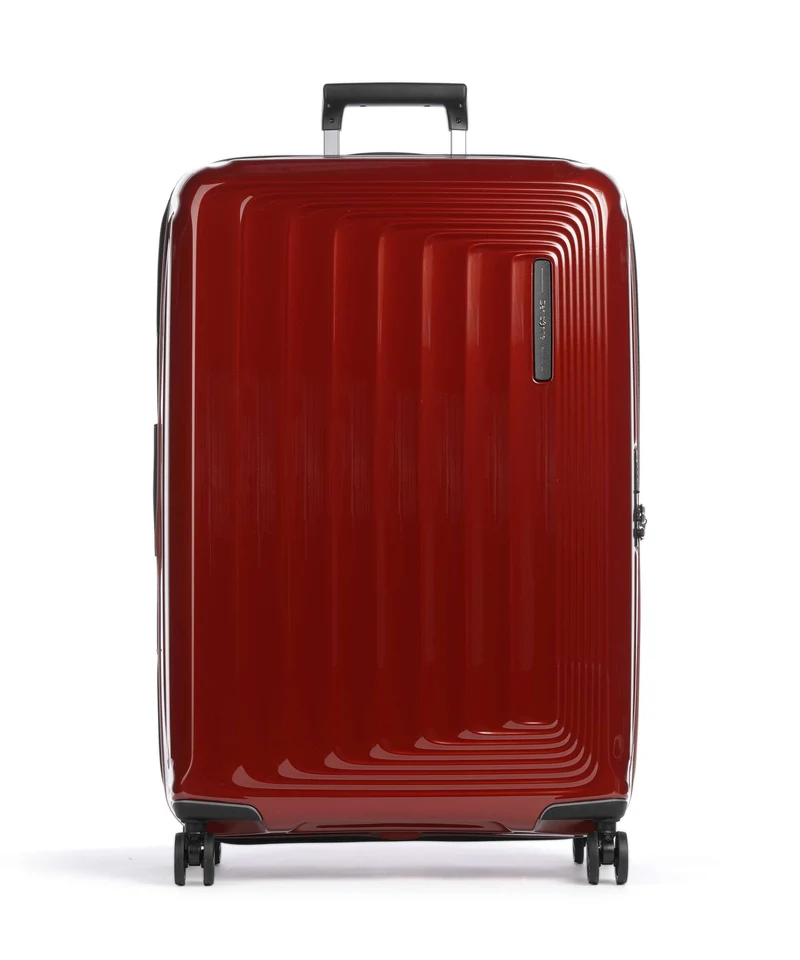 Samsonite Nuon Maleta con 4 ruedas metallic red
