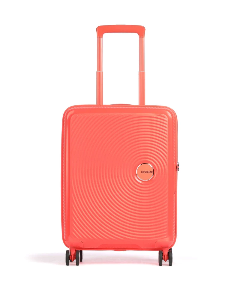 American Tourister Soundbox Maleta con 4 ruedas neon orange