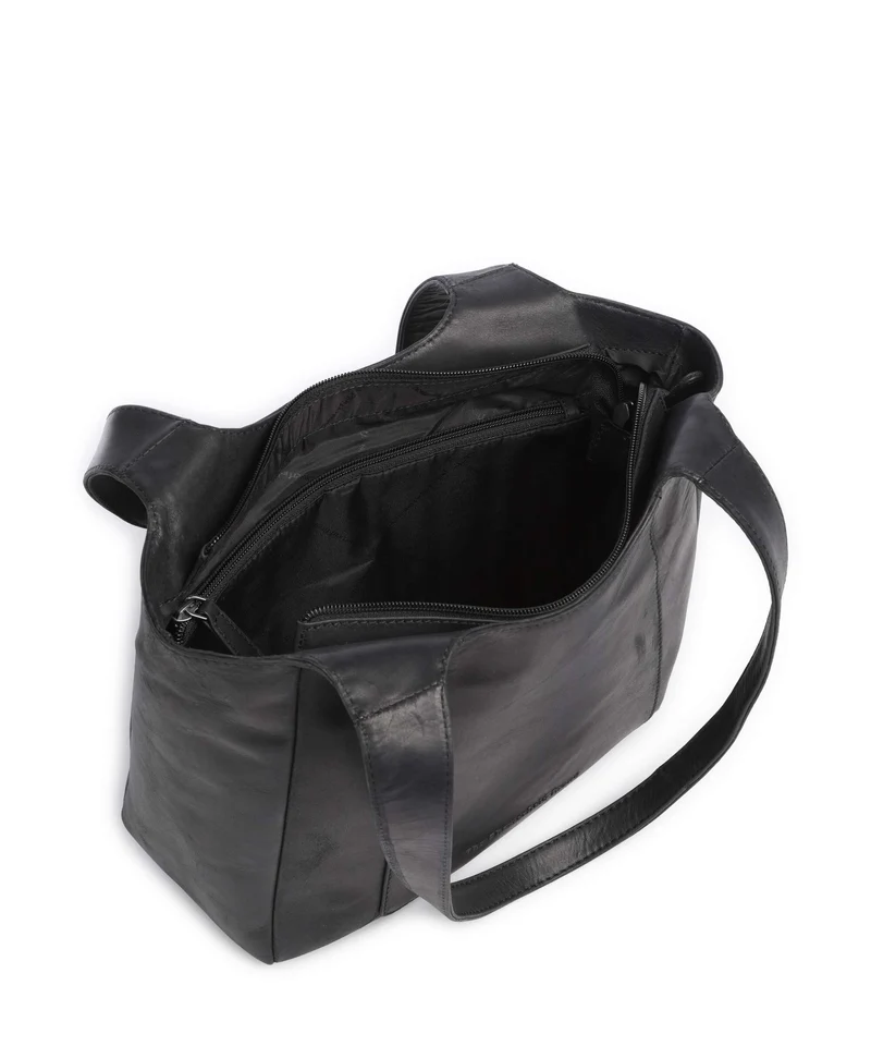 The Chesterfield Brand Wax Pull Up Cow Tofino Bolsa shopping black