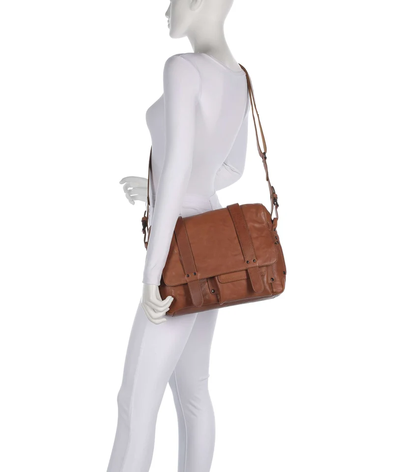 Aunts & Uncles Grandma's Luxury Club Mrs. Honey Pie Bolso de mensajero caramel