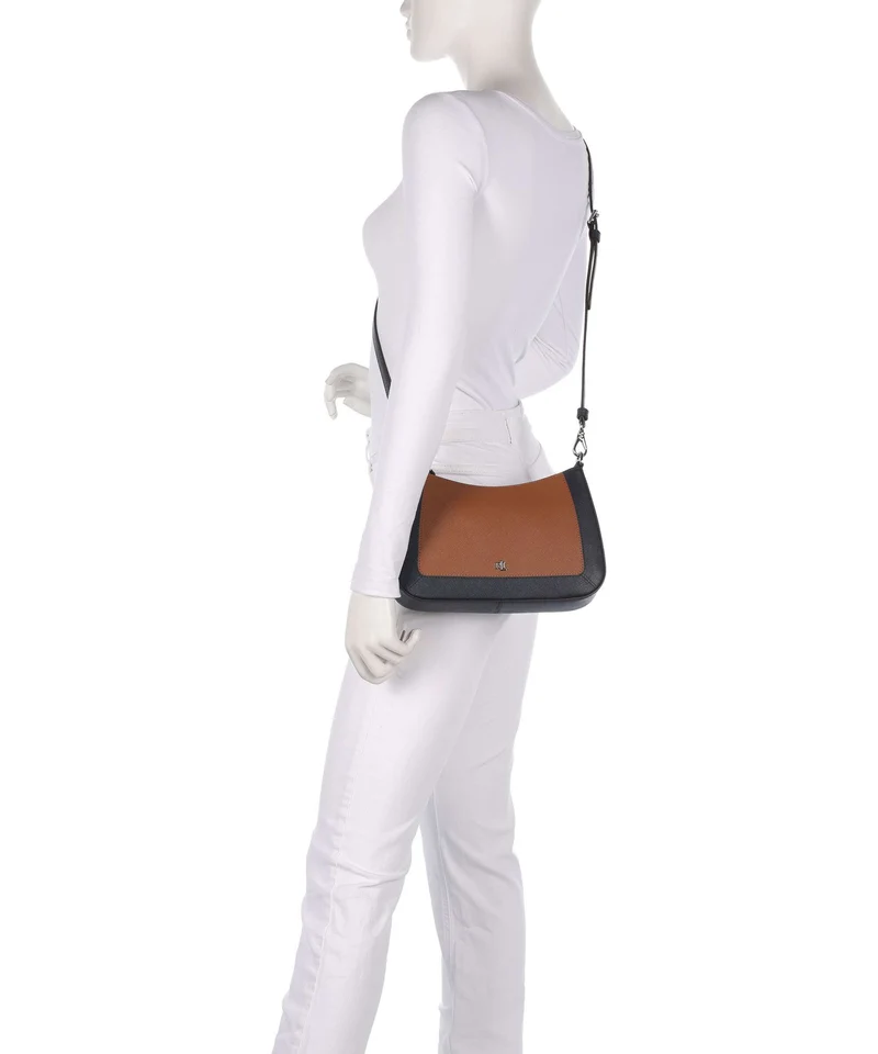 Lauren Ralph Lauren Danni 26 Bolso de hombro lauren tan/lauren navy