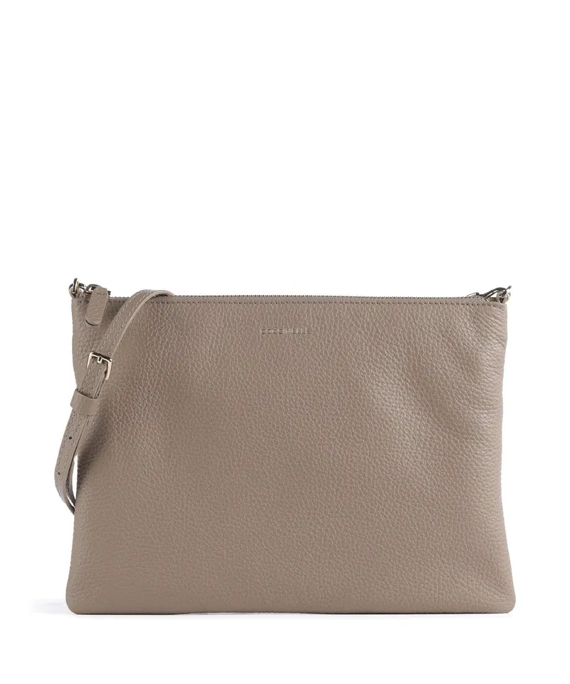 Coccinelle Best Bandolera warm taupe