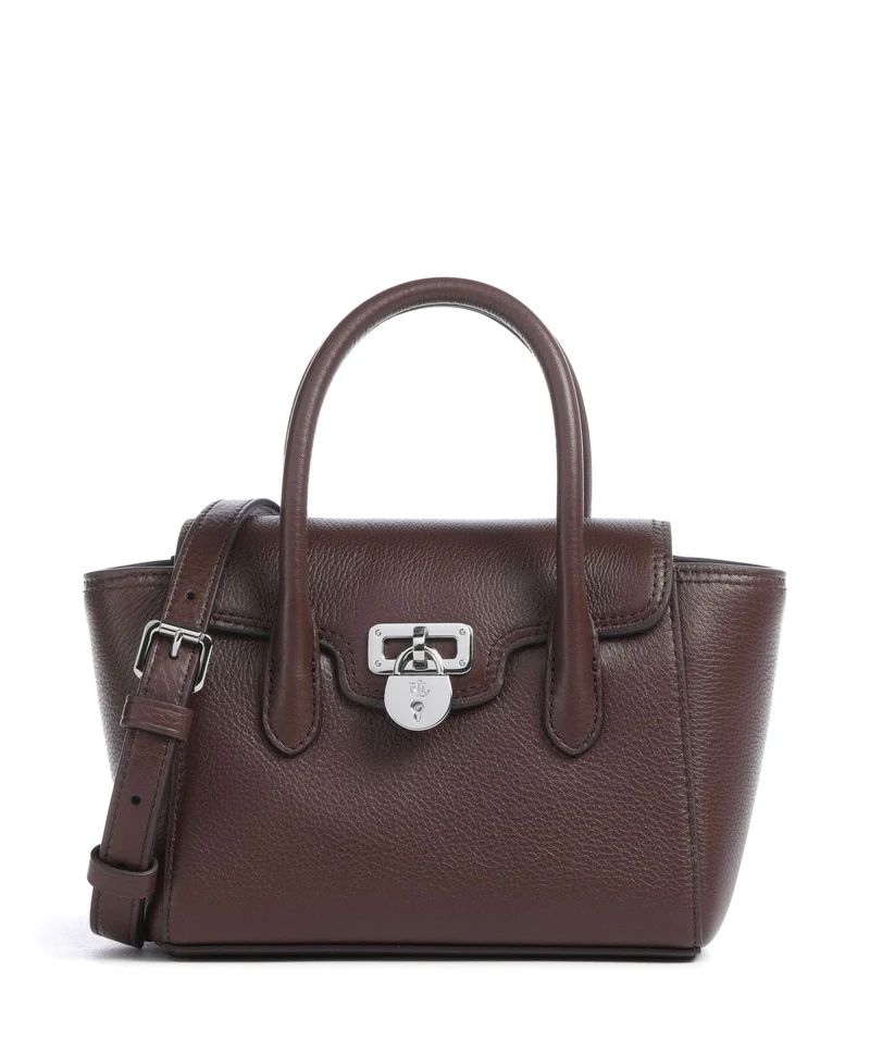 Lauren Ralph Lauren Tanner Small Bandolera dark hickory