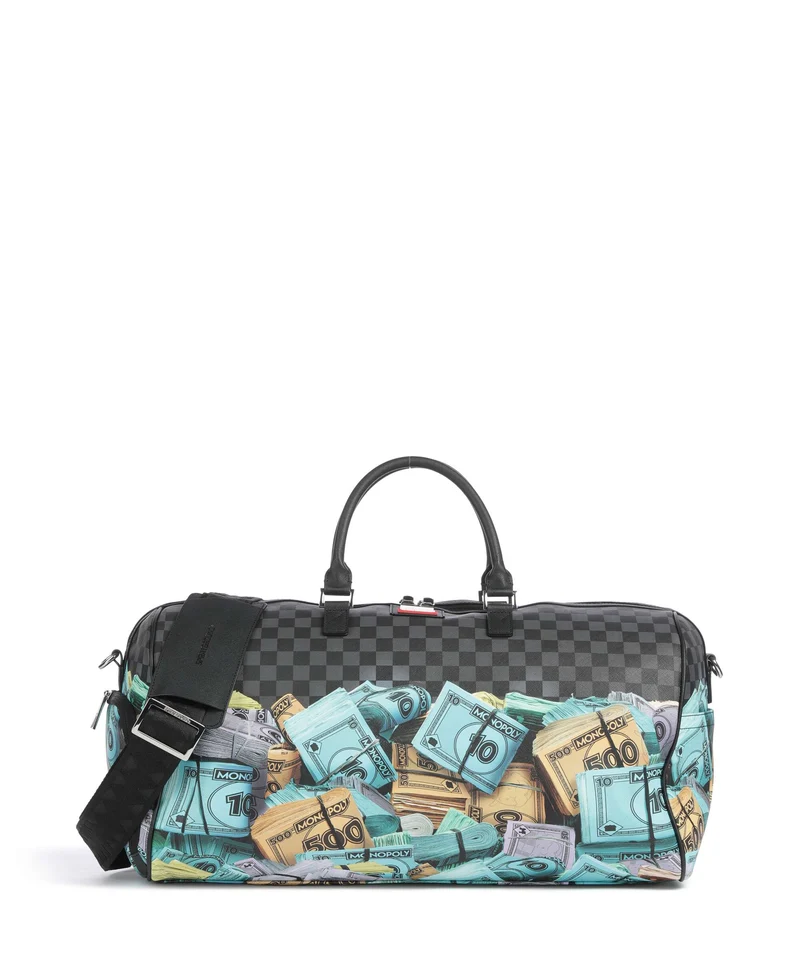 Sprayground Monopoly Money Stacks Bolsa de fin de semana multicolour