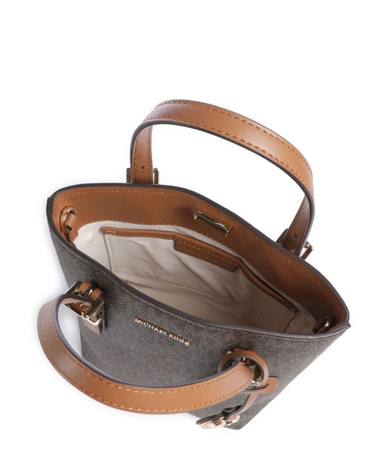 Michael Kors Quinn XS Bolso de mano brown/acorn