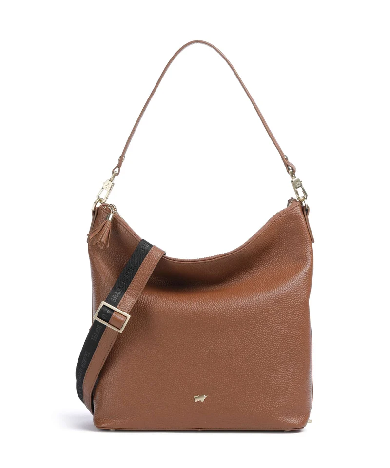 Braun Büffel Hanna M Bolso de hobo saddle brown