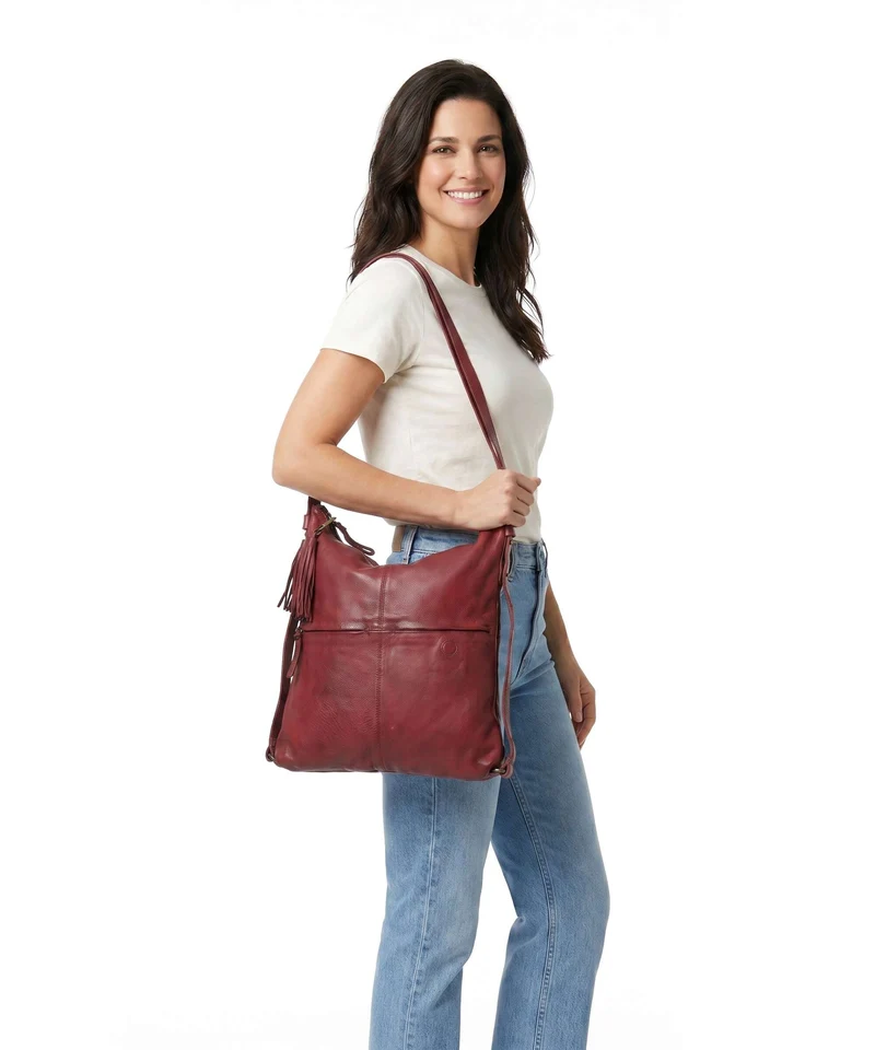 Taschendieb Wien Kaisterstrasse 3 Bolso mochila burgundrausch